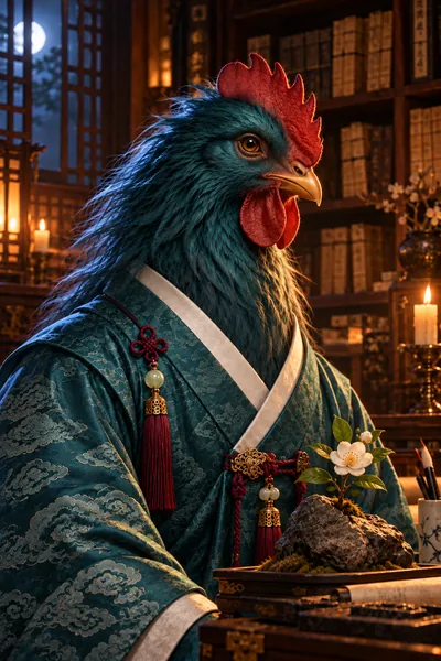 을유 푸른 닭